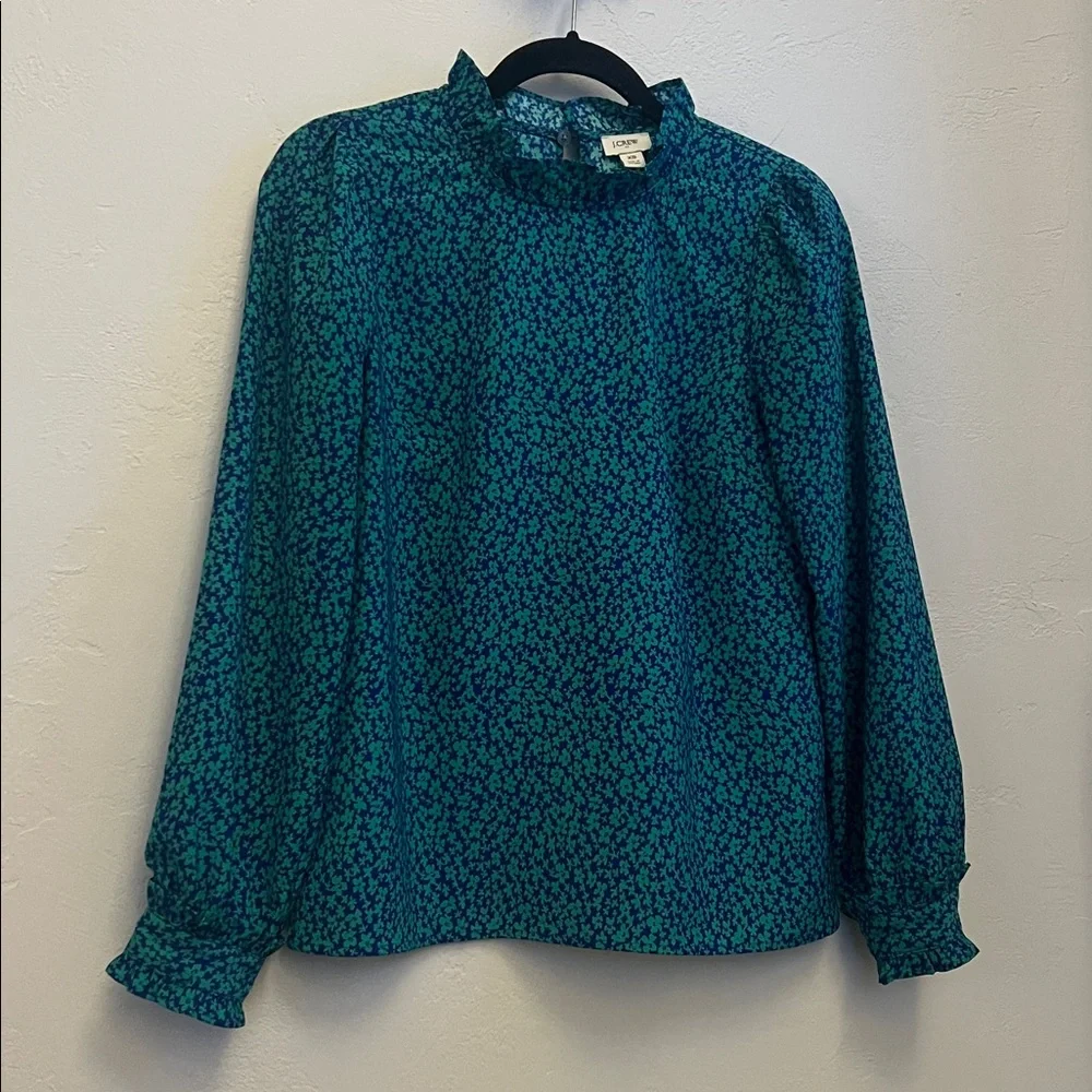 J. Crew Floral Blouse